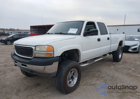 2002 GMC Sierra 2500Hd Sle from USA, damaged, VIN 1GTHC23G82F174512